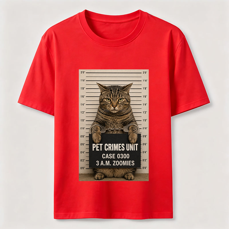 Pet Crimes Unit Cat Mugshot Classic T-Shirt