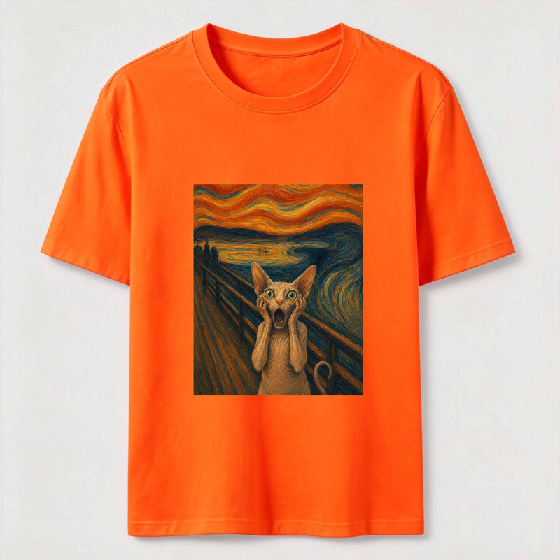 Scream Cat Art Classic T-Shirt