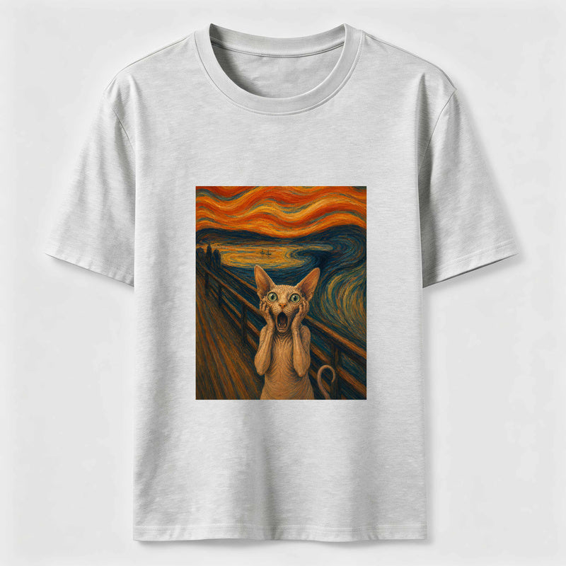 Scream Cat Art Classic T-Shirt