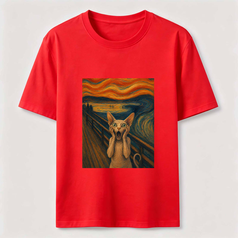 Scream Cat Art Classic T-Shirt