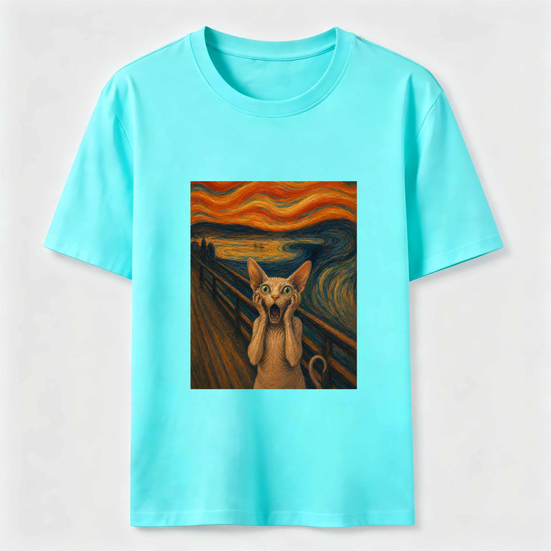 Scream Cat Art Classic T-Shirt