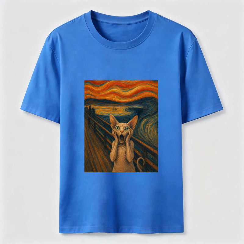 Scream Cat Art Classic T-Shirt