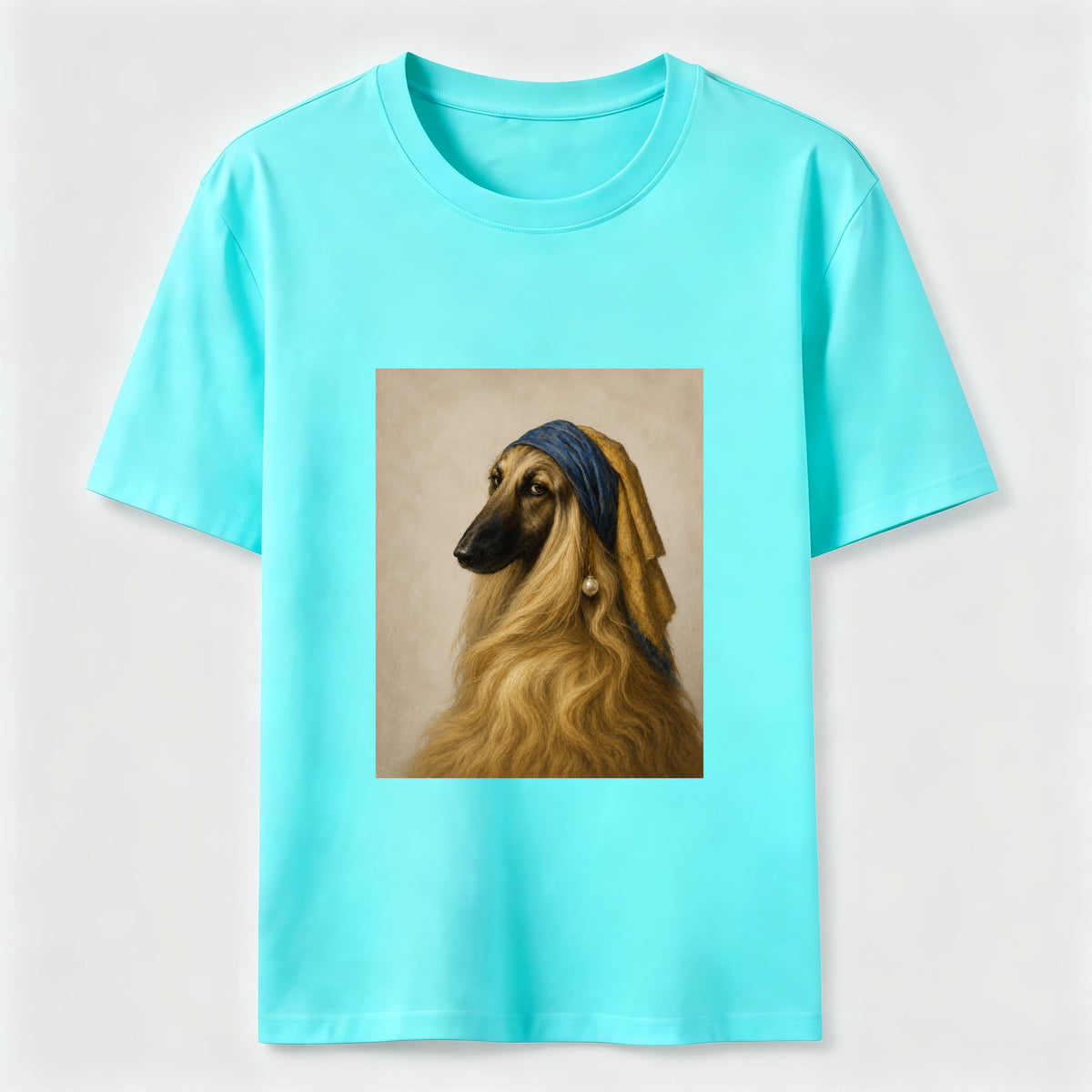 Pearl Earring Afghan Hound Classic T-Shirt