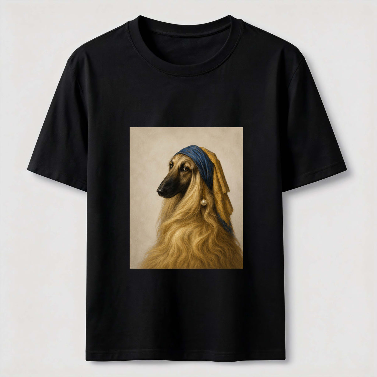 Pearl Earring Afghan Hound Classic T-Shirt