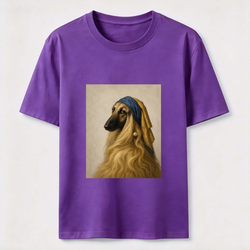 Pearl Earring Afghan Hound Classic T-Shirt