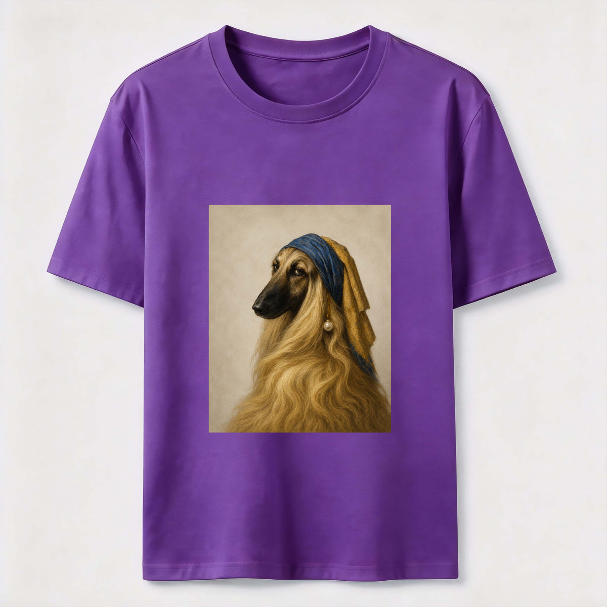 Pearl Earring Afghan Hound Classic T-Shirt