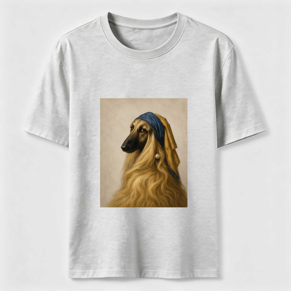 Pearl Earring Afghan Hound Classic T-Shirt