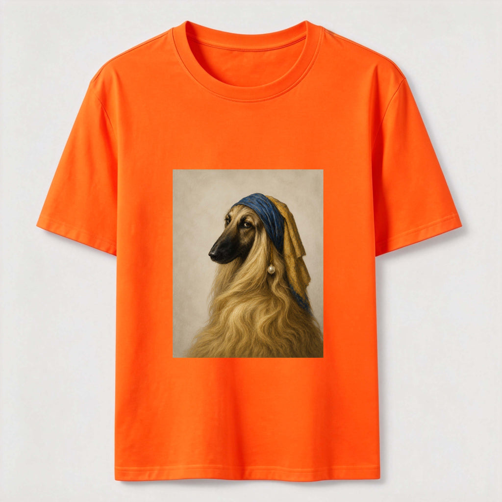 Pearl Earring Afghan Hound Classic T-Shirt