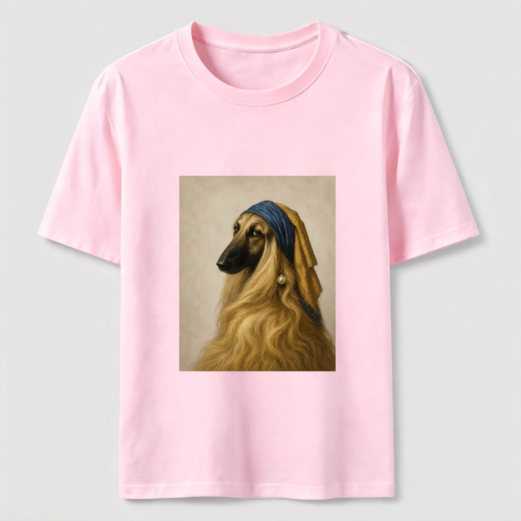 Pearl Earring Afghan Hound Classic T-Shirt