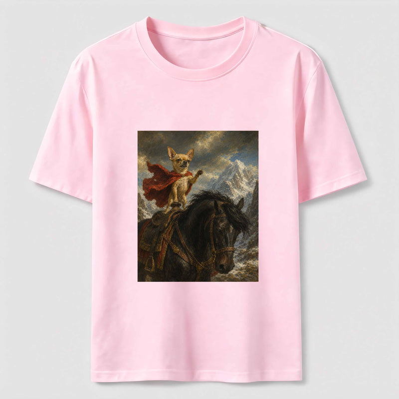 Brave Chihuahua Horseback Classic T-Shirt