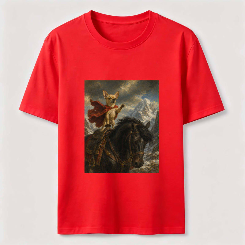 Brave Chihuahua Horseback Classic T-Shirt