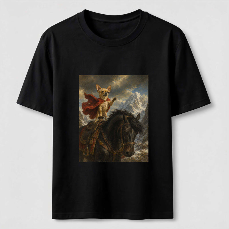 Brave Chihuahua Horseback Classic T-Shirt
