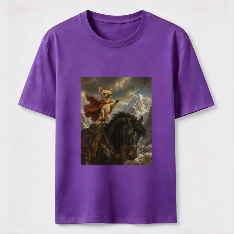Brave Chihuahua Horseback Classic T-Shirt