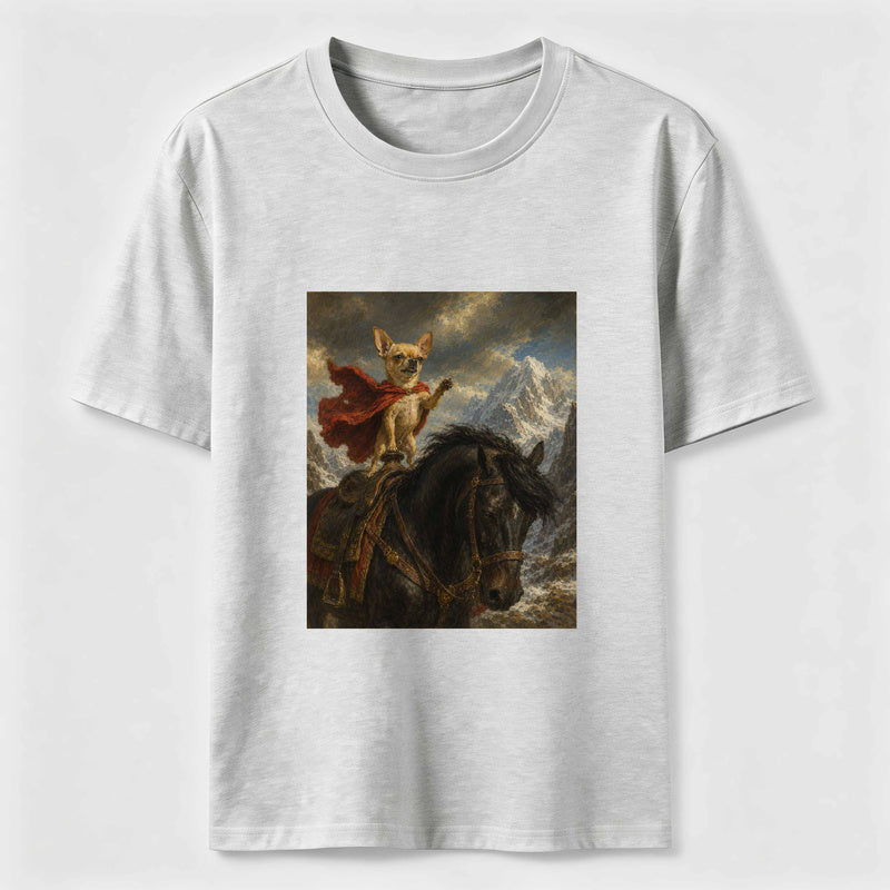 Brave Chihuahua Horseback Classic T-Shirt