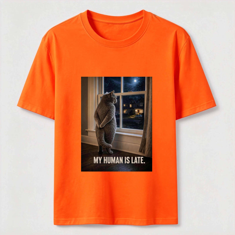 My Human Is Late Cat Classic T-Shirt