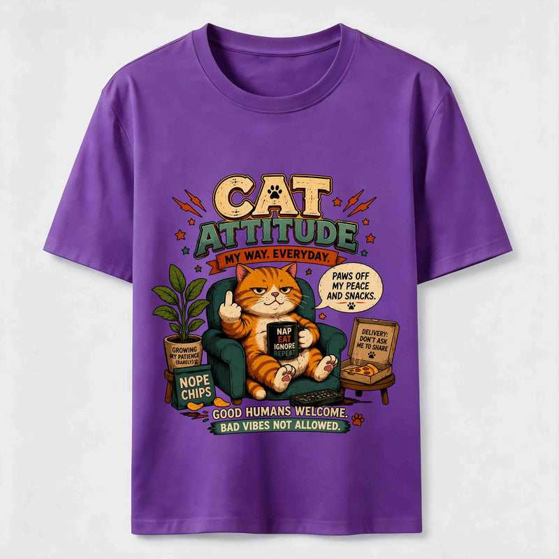 Cat Attitude Classic T-Shirt