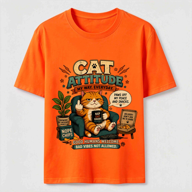Cat Attitude Classic T-Shirt