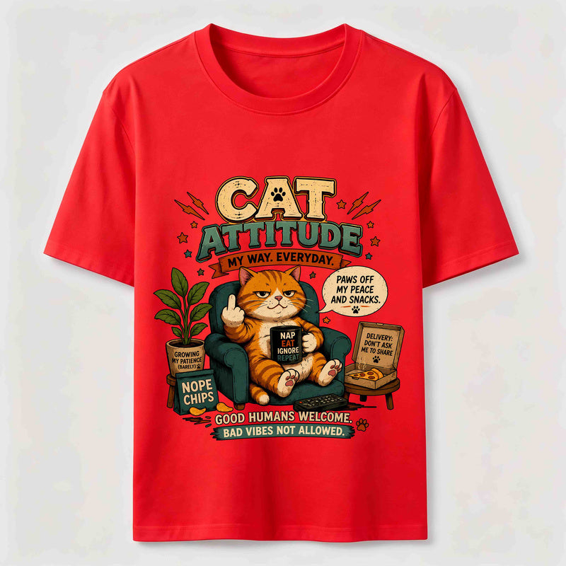 Cat Attitude Classic T-Shirt