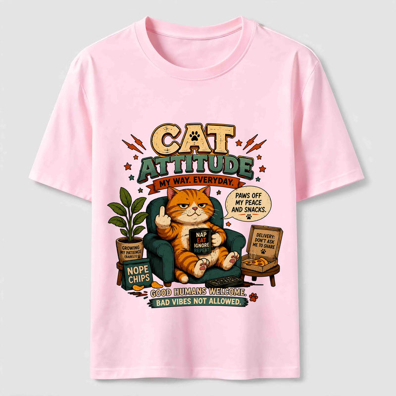 Cat Attitude Classic T-Shirt