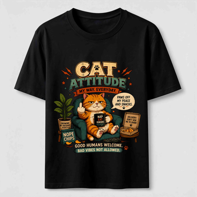 Cat Attitude Classic T-Shirt