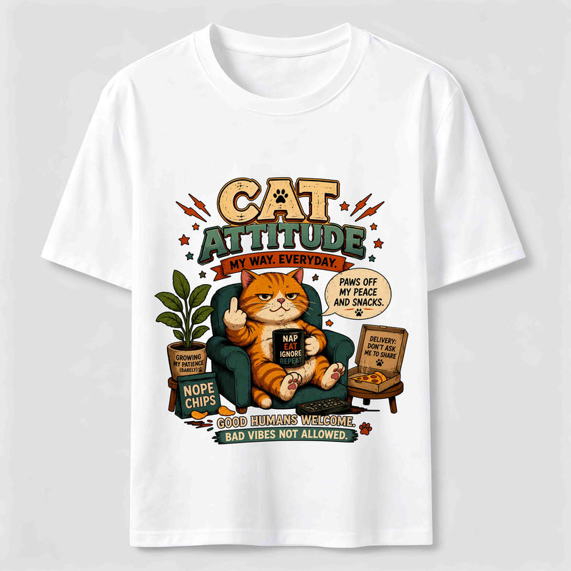Cat Attitude Classic T-Shirt