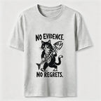 No Evidence No Regrets Cat Classic T-Shirt
