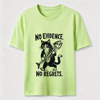 No Evidence No Regrets Cat Classic T-Shirt