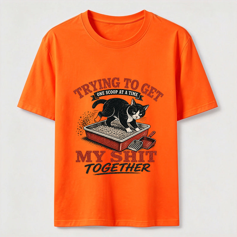 Trying to Get My Shit Together Cat Classic T-Shirt