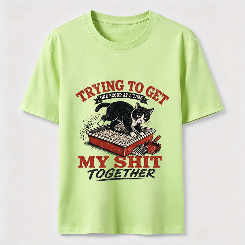 Trying to Get My Shit Together Cat Classic T-Shirt
