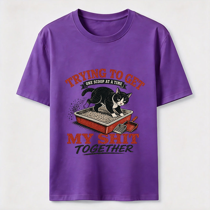 Trying to Get My Shit Together Cat Classic T-Shirt