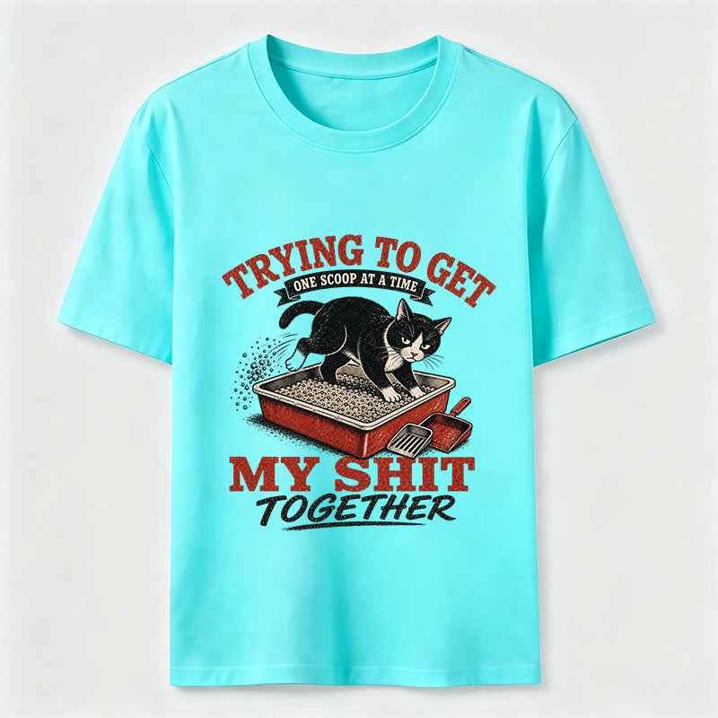 Trying to Get My Shit Together Cat Classic T-Shirt