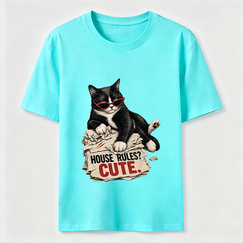 House Rules Cat Classic T-Shirt