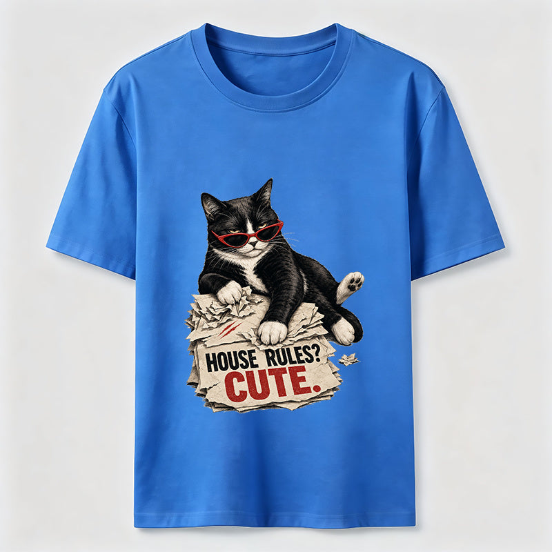 House Rules Cat Classic T-Shirt