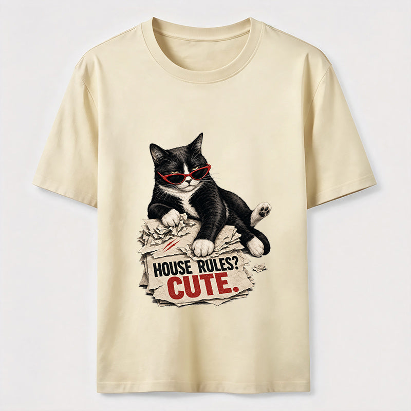 House Rules Cat Classic T-Shirt