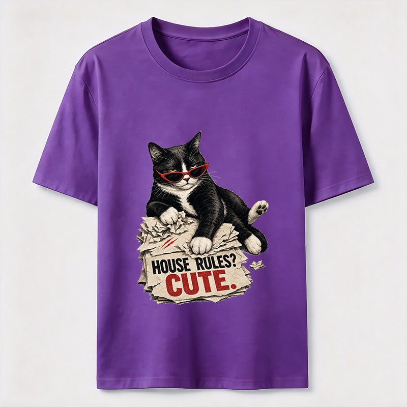 House Rules Cat Classic T-Shirt