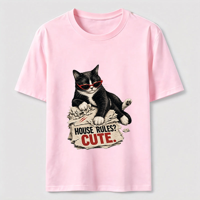 House Rules Cat Classic T-Shirt