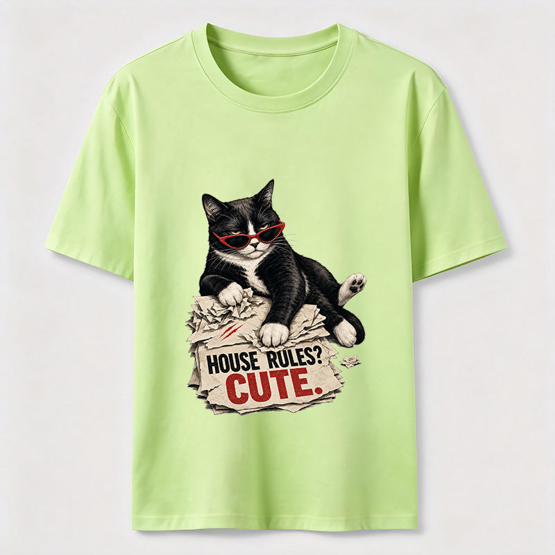 House Rules Cat Classic T-Shirt