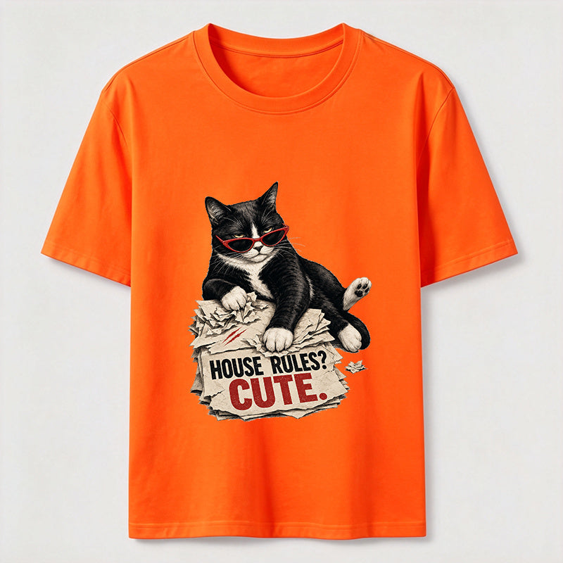House Rules Cat Classic T-Shirt