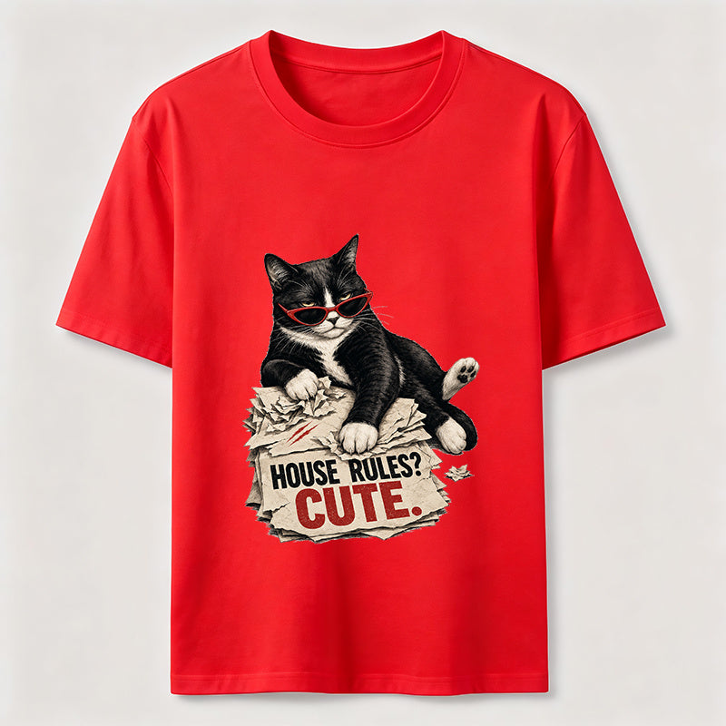 House Rules Cat Classic T-Shirt