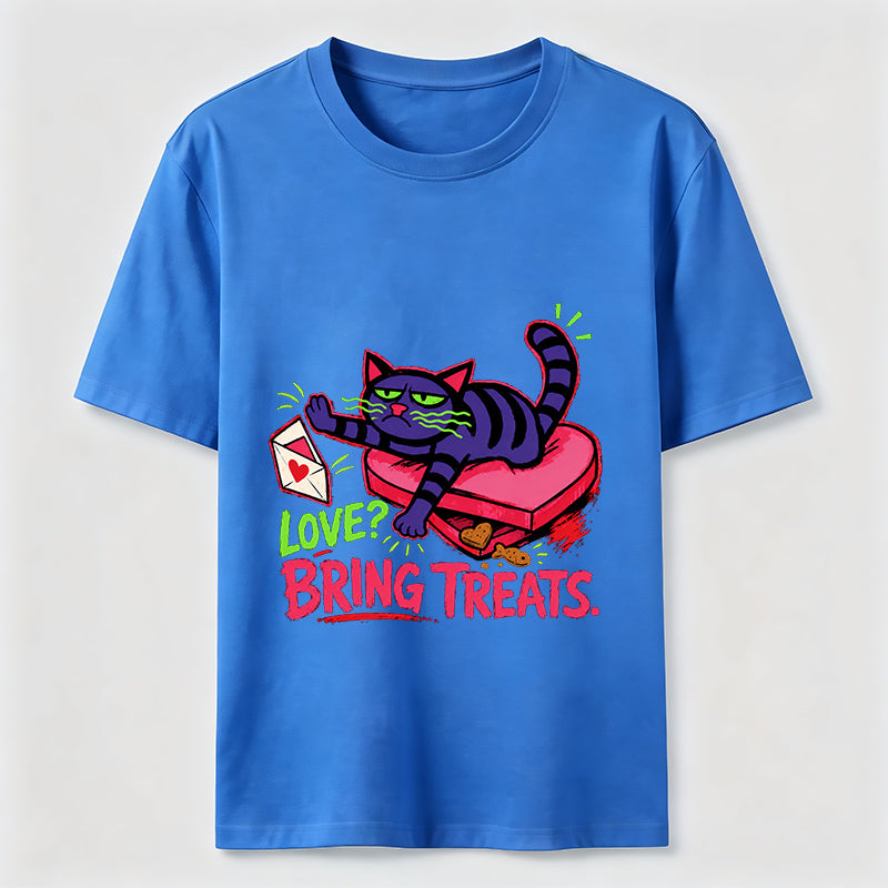 Love Means Treats Cat Classic T-Shirt
