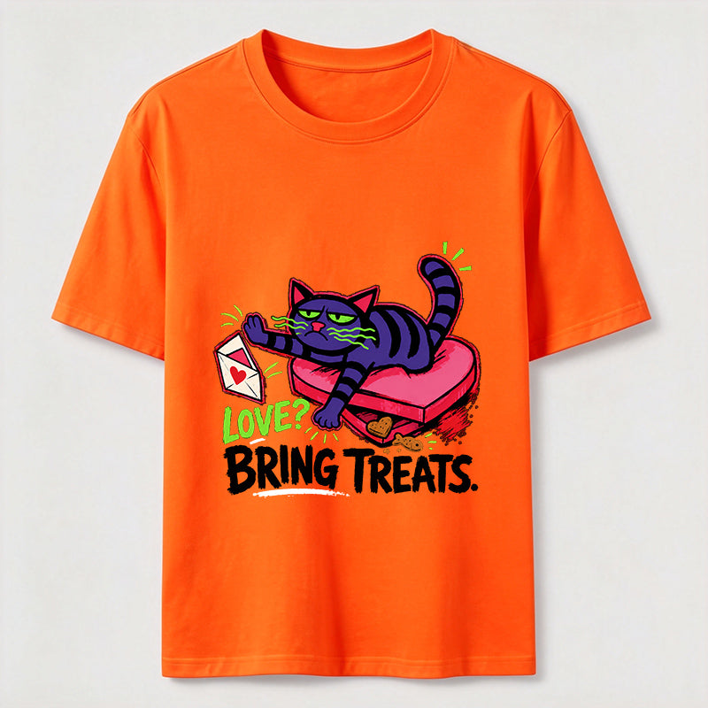 Love Means Treats Cat Classic T-Shirt