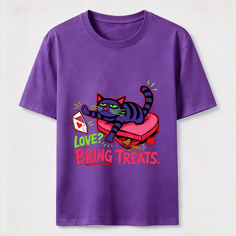 Love Means Treats Cat Classic T-Shirt