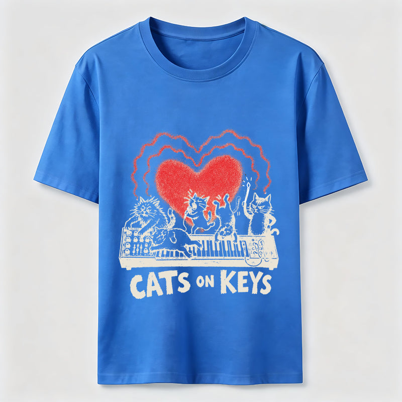 Cats on Keys Music Cat Classic T-Shirt
