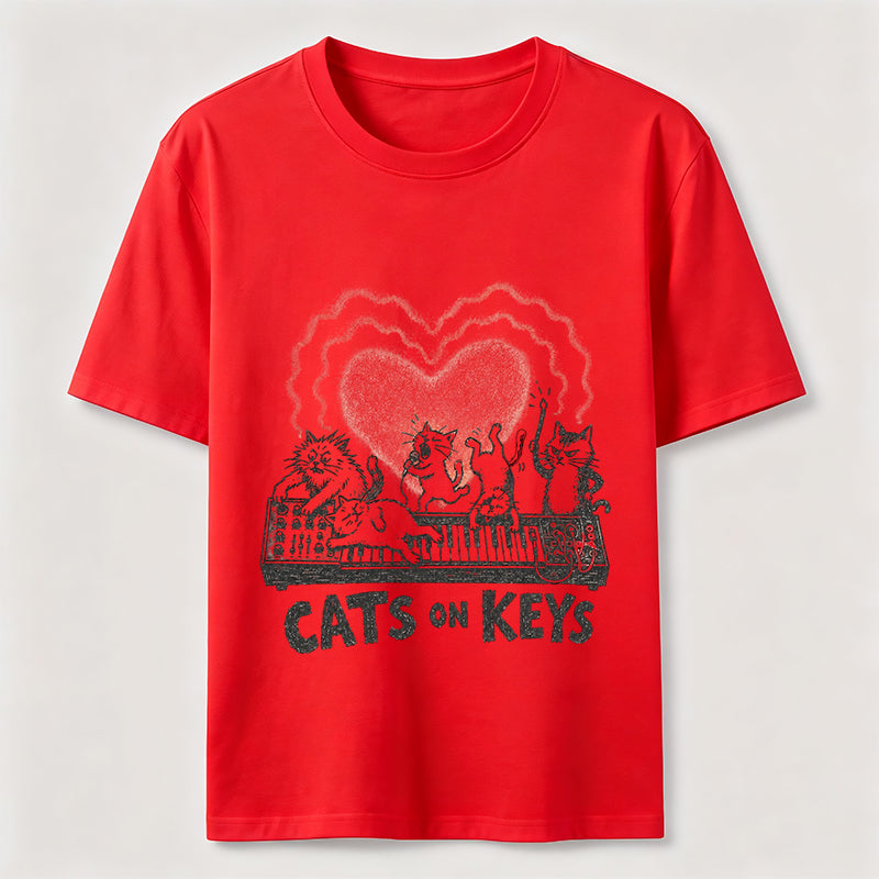 Cats on Keys Music Cat Classic T-Shirt