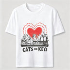 Cats on Keys Music Cat Classic T-Shirt
