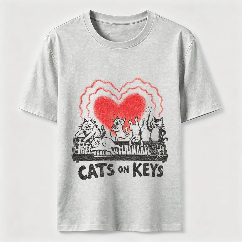 Cats on Keys Music Cat Classic T-Shirt