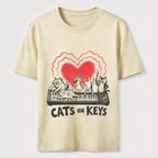 Cats on Keys Music Cat Classic T-Shirt