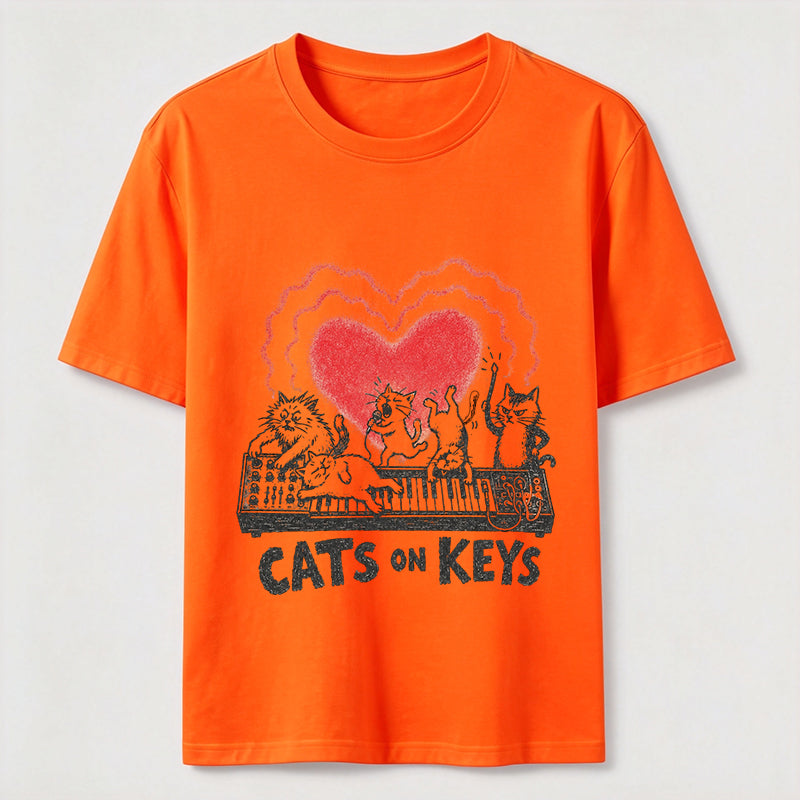 Cats on Keys Music Cat Classic T-Shirt