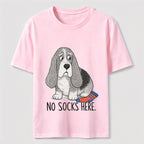 No Socks Here Basset Hound Classic T-Shirt