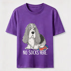 No Socks Here Basset Hound Classic T-Shirt